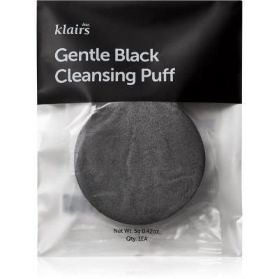 Klairs Gentle Black Cleansing Puff čisticí houbička na obličej 1 ks - parfo.cz