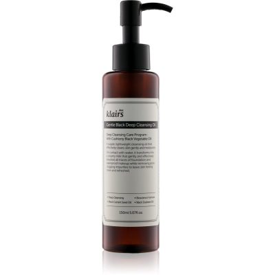 Klairs Gentle Black Deep Cleansing Oil hloubkově čisticí olej pro mastnou pleť 150 ml - parfo.cz