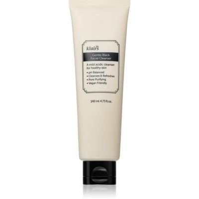 Klairs Gentle Black Facial Cleanser jemný čisticí gel pro citlivou pleť 140 ml - parfo.cz