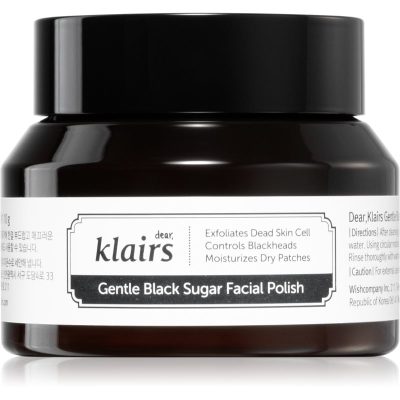 Klairs Gentle Black Sugar Facial Polish hydratační pleťový peeling 110 g - parfo.cz