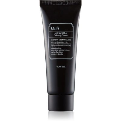 Klairs Midnight Blue Calming Cream zklidňující krém po opalování pro citlivou a zarudlou pleť 60 ml - parfo.cz