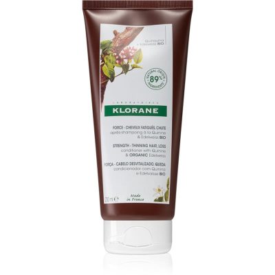 Klorane Chinin & Bio Protěž Alpská posilujicí balzám pro slabé vlasy s tendencí vypadávat 200 ml - parfo.cz