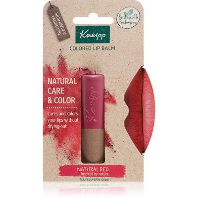 Kneipp Natural Care & Color barevný balzám na rty odstín Natural Red 3