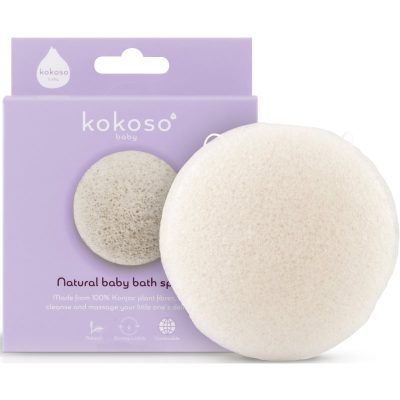 Kokoso Baby Kids jemná mycí houbička pro děti 1 ks - parfo.cz