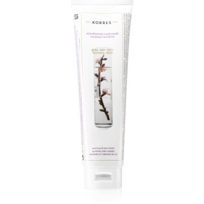 Korres Almond & Linseed vyživující maska pro suché a poškozené vlasy 125 ml - parfo.cz