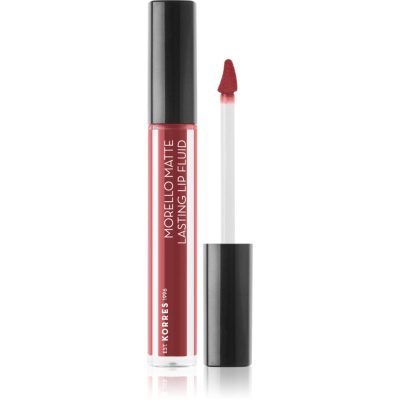Korres Morello Matte lehká tekutá matná rtěnka odstín 59 Brick Red 3.4 ml - parfo.cz