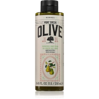 Korres Pure Greek Olive & Honey Pear osvěžující sprchový gel 250 ml - parfo.cz