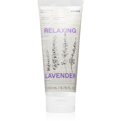 Korres Relaxing Lavender relaxační tělové mléko na noc 200 ml - parfo.cz