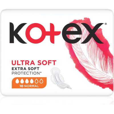 Kotex Ultra Soft Normal vložky 10 ks - parfo.cz