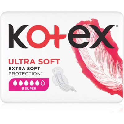 Kotex Ultra Soft Super vložky 8 ks - parfo.cz