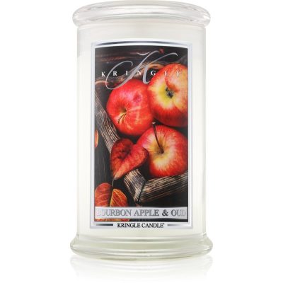 Kringle Candle Bourbon Apple & Oud vonná svíčka 624 g - parfo.cz