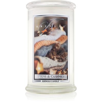 Kringle Candle Kittens & Cashmere vonná svíčka 624 g - parfo.cz