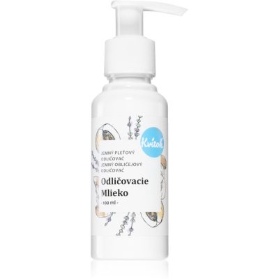 Kvitok Čistící mléko jemné odličovací mléko s rostlinnými extrakty 100 ml - parfo.cz