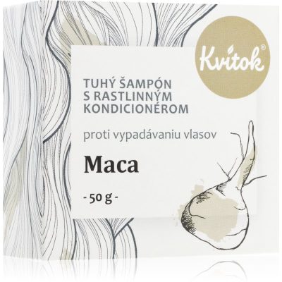 Kvitok Maca tuhý šampon pro řídnoucí vlasy 50 g - parfo.cz