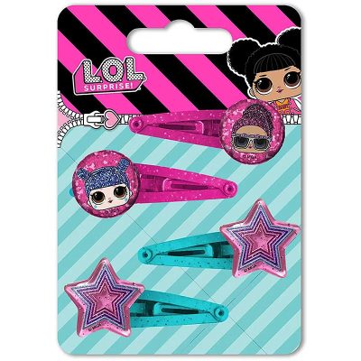 L.O.L. Surprise Hair clip Set sponky do vlasů pro děti 4 ks - parfo.cz