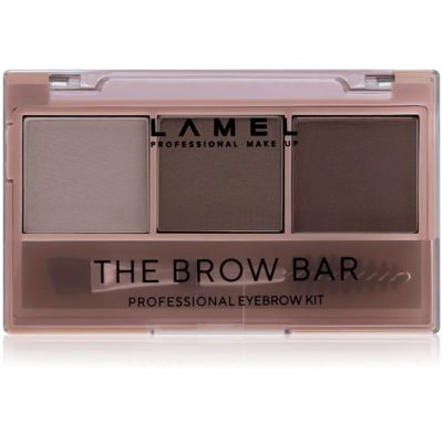LAMEL BASIC The Brow Bar paleta pro líčení obočí s kartáčkem #402 4