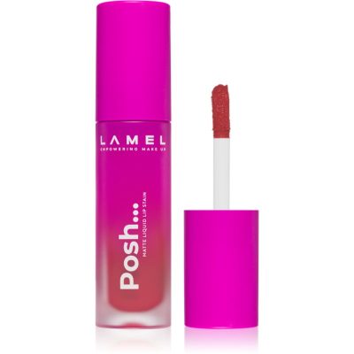 LAMEL Posh Matte Liquid Lip Stain dlouhotrvající matná tekutá rtěnka odstín 405 4 g - parfo.cz
