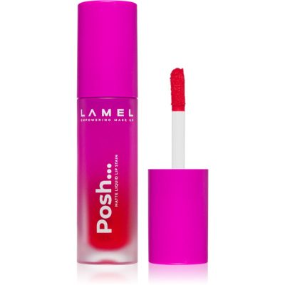 LAMEL Posh Matte Liquid Lip Stain dlouhotrvající matná tekutá rtěnka odstín 406 4 g - parfo.cz