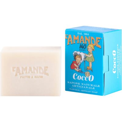 L'Amande Coconut přírodní tuhé mýdlo na ruce a tělo 150 g - parfo.cz