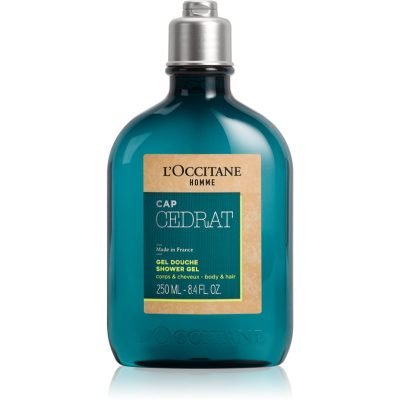 L’Occitane Men Cap Cedrat sprchový gel na tělo a vlasy 250 ml - parfo.cz