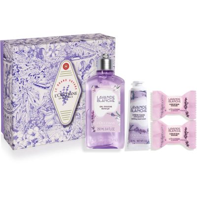 L’Occitane White Lavender Bath Gift dárková sada na tělo - parfo.cz