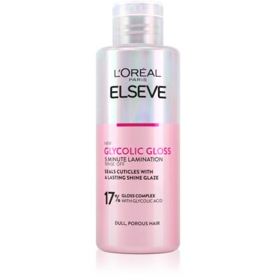 L’Oréal Paris Elseve Glycolic Gloss maska na vlasy pro uhlazení a obnovu poškozených vlasů 200 ml - parfo.cz