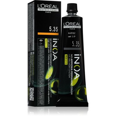 L’Oréal Professionnel Inoa permanentní barva na vlasy bez amoniaku odstín 5.35 60 ml - parfo.cz