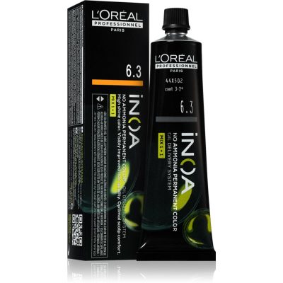 L’Oréal Professionnel Inoa permanentní barva na vlasy bez amoniaku odstín 6.3 60 ml - parfo.cz