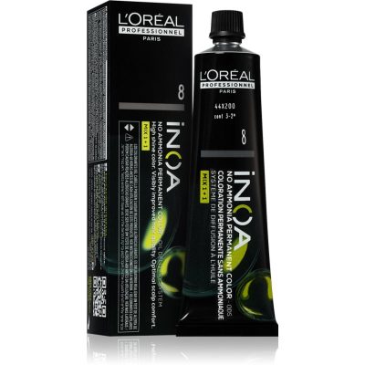 L’Oréal Professionnel Inoa permanentní barva na vlasy bez amoniaku odstín 8 FUNDAMENTAL 60 ml - parfo.cz
