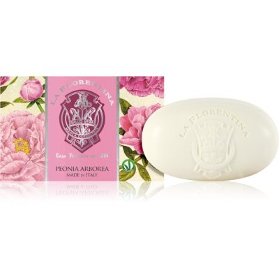 La Florentina Arboreal Peony Bath Soap přírodní tuhé mýdlo pivoňka 300 g - parfo.cz