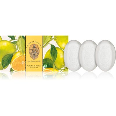 La Florentina Boboli Citrus Hand Soap sada tuhých mýdel citrus 3x150 g - parfo.cz