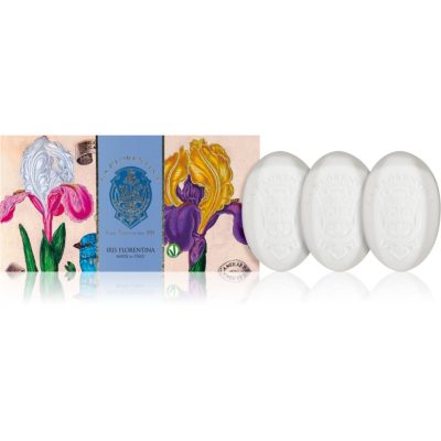 La Florentina Florentina Iris Hand Soap sada tuhých mýdel s vůní květin 3x150 g - parfo.cz