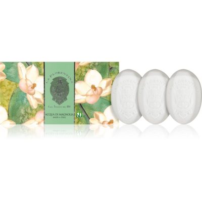 La Florentina Fresh Magnolia Hand Soap sada tuhých mýdel magnólie 3x150 g - parfo.cz