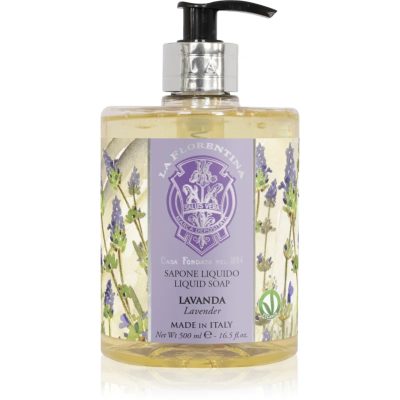 La Florentina Lavender Liquid Soap přírodní tekuté mýdlo na ruce s vůní levandule 500 ml - parfo.cz