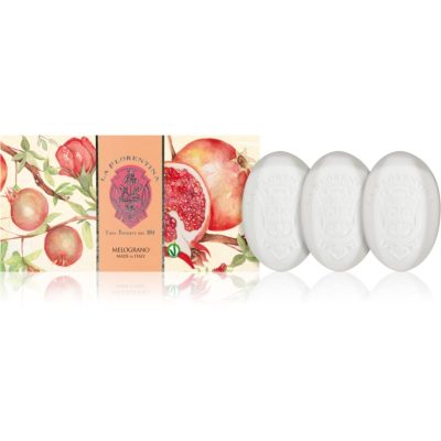 La Florentina Pomegranate Hand Soap sada tuhých mýdel 3x150 g - parfo.cz
