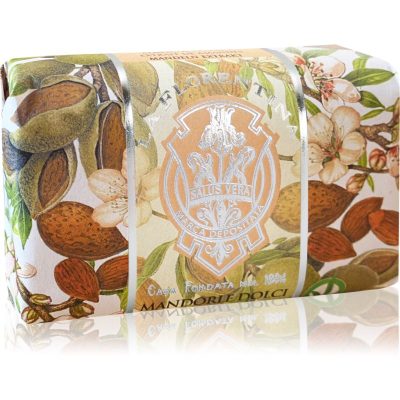 La Florentina Sweet Almonds Hand Soap přírodní tuhé mýdlo s mandlovým olejem 200 g - parfo.cz