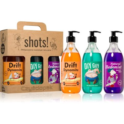 LaQ Shots! Drift Dynamite & DIY Guy & Natural Hedonist vánoční dárková sada - parfo.cz