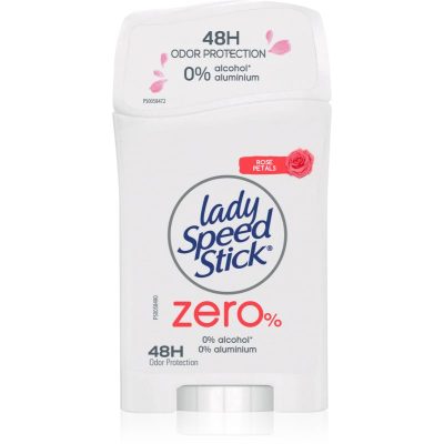 Lady Speed Stick Zero Fresh Rose Petals tuhý deodorant bez obsahu hliníkových solí 40 g - parfo.cz
