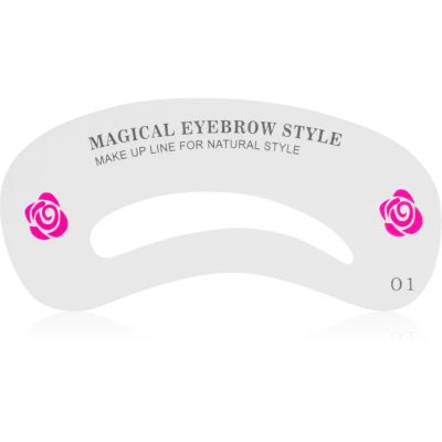 Lash Brow Eyebrow Stencil šablony na obočí 24 ks - parfo.cz