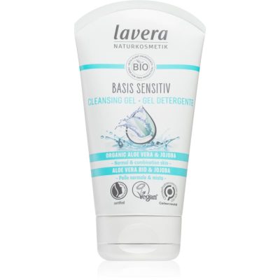 Lavera Basis Sensitiv jemný čisticí gel pro normální až smíšenou pleť 125 ml - parfo.cz