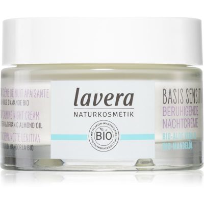 Lavera Basis Sensitiv zklidňující noční krém bez parfemace 50 ml - parfo.cz