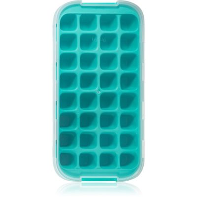 Lékué Industrial Ice Cube Tray with Lid silikonová forma na led barva Turquoise 1 ks - parfo.cz