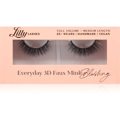 Lilly Lashes Everyday 3D Faux Mink umělé řasy typ Blushing 1 pár - parfo.cz