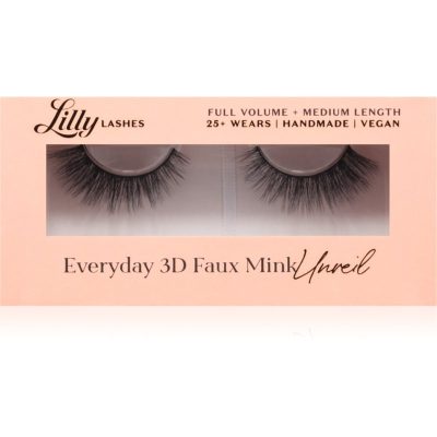 Lilly Lashes Everyday 3D Faux Mink umělé řasy typ Unveil 1 pár - parfo.cz