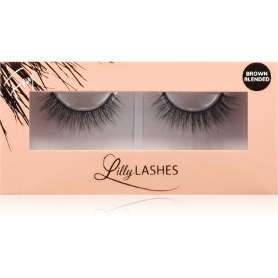 Lilly Lashes Everyday Faux Mink Brown Blended umělé řasy typ Undressed 1 pár - parfo.cz