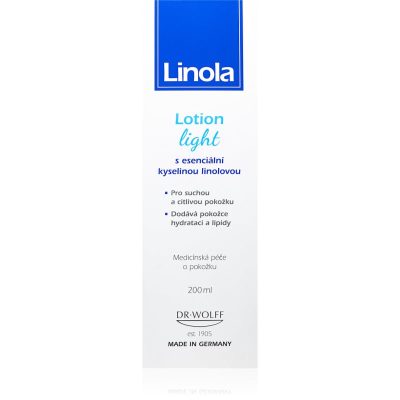 Linola Lotion light lehké tělové mléko pro citlivou pokožku 200 ml - parfo.cz