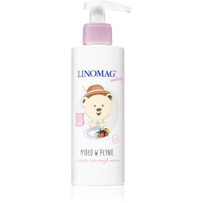 Linomag Emolienty Hand Soap Red Fruit tekuté mýdlo na ruce pro děti Red Fruit 200 ml - parfo.cz