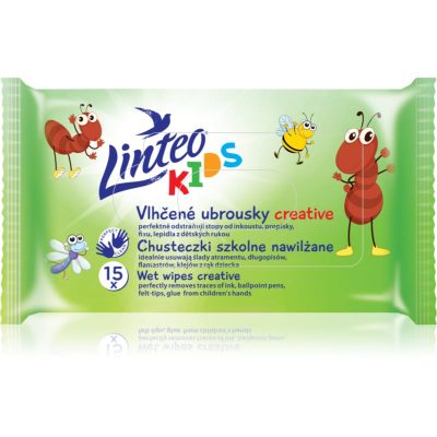 Linteo Kids Creative vlhčené ubrousky pro děti 15 ks - parfo.cz
