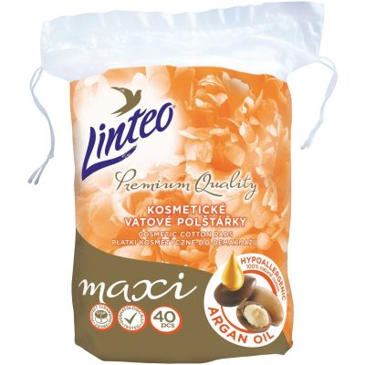 Linteo Premium Maxi odličovací tampony Argan Oil 40 ks - parfo.cz
