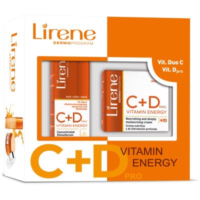 Lirene C+D PRO Vitamin Energy dárková sada pro všechny typy pleti pro ženy - parfo.cz